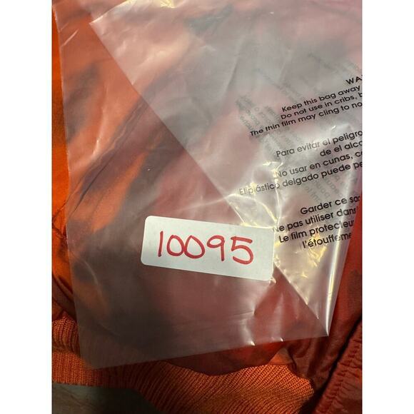 Andrew Marc Down Bomber Jacket Orange Inky L - Picture 10 of 16